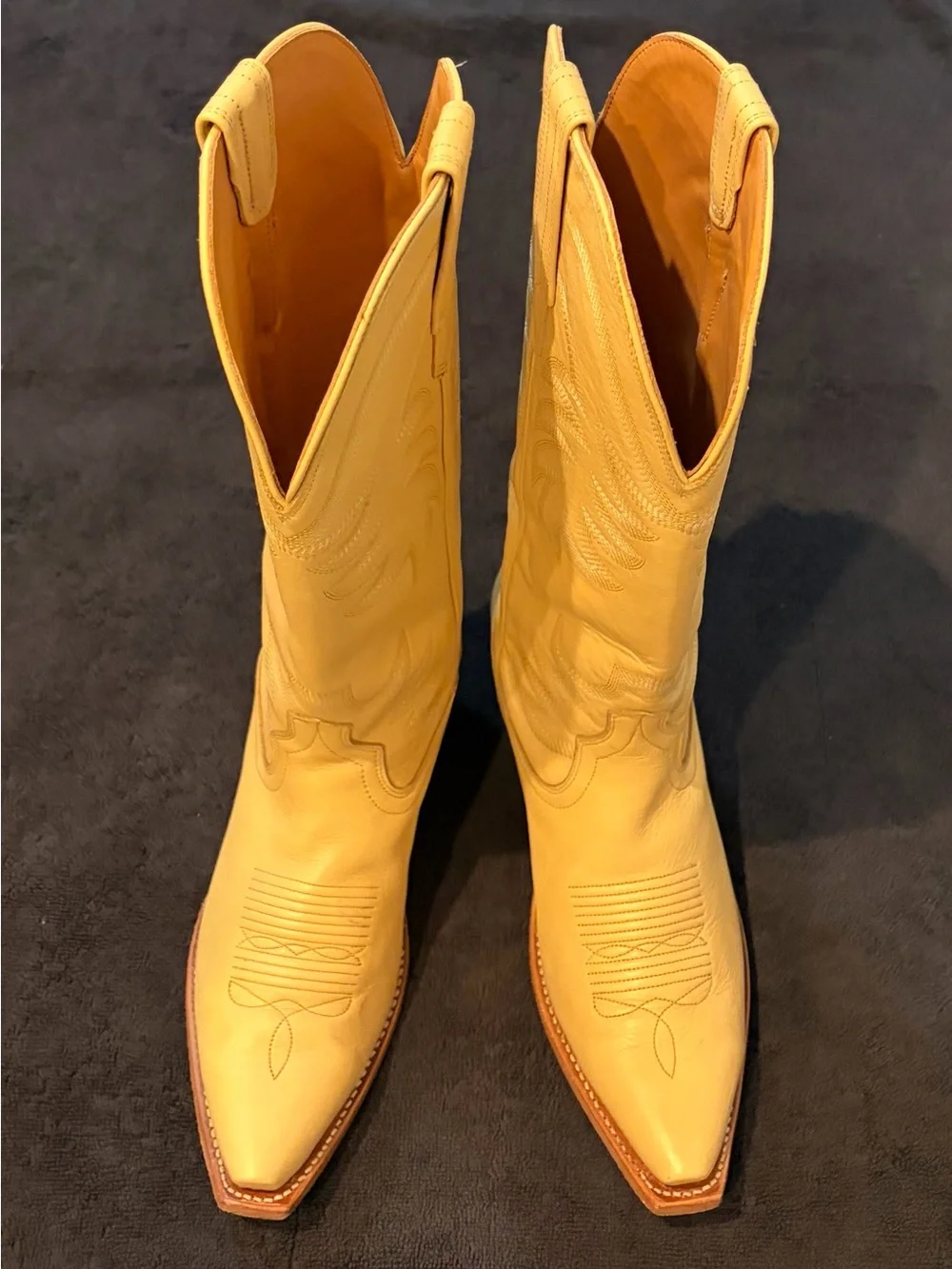 Tecovas Annie Marigold Snip Toe Cowgirl Boots 8B - Picture 4 of 9